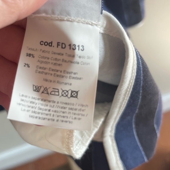 Circolo 1901 Blue Striped cotton Blazer - Picture 7 of 9